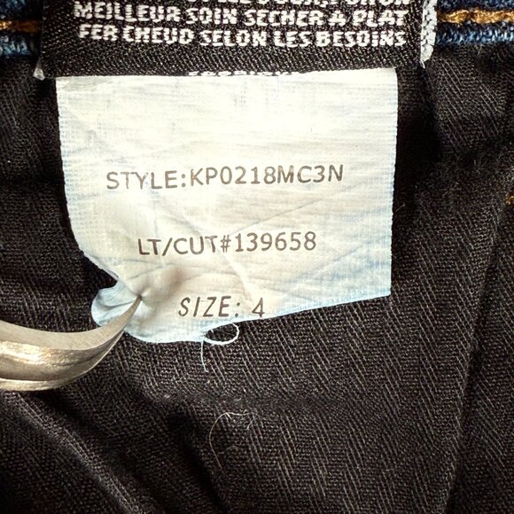 Kut From the Kloth Skinny Jeans Women Size 4 Blue Stretch Cotton Blend 5-Pockets - Picture 14 of 14